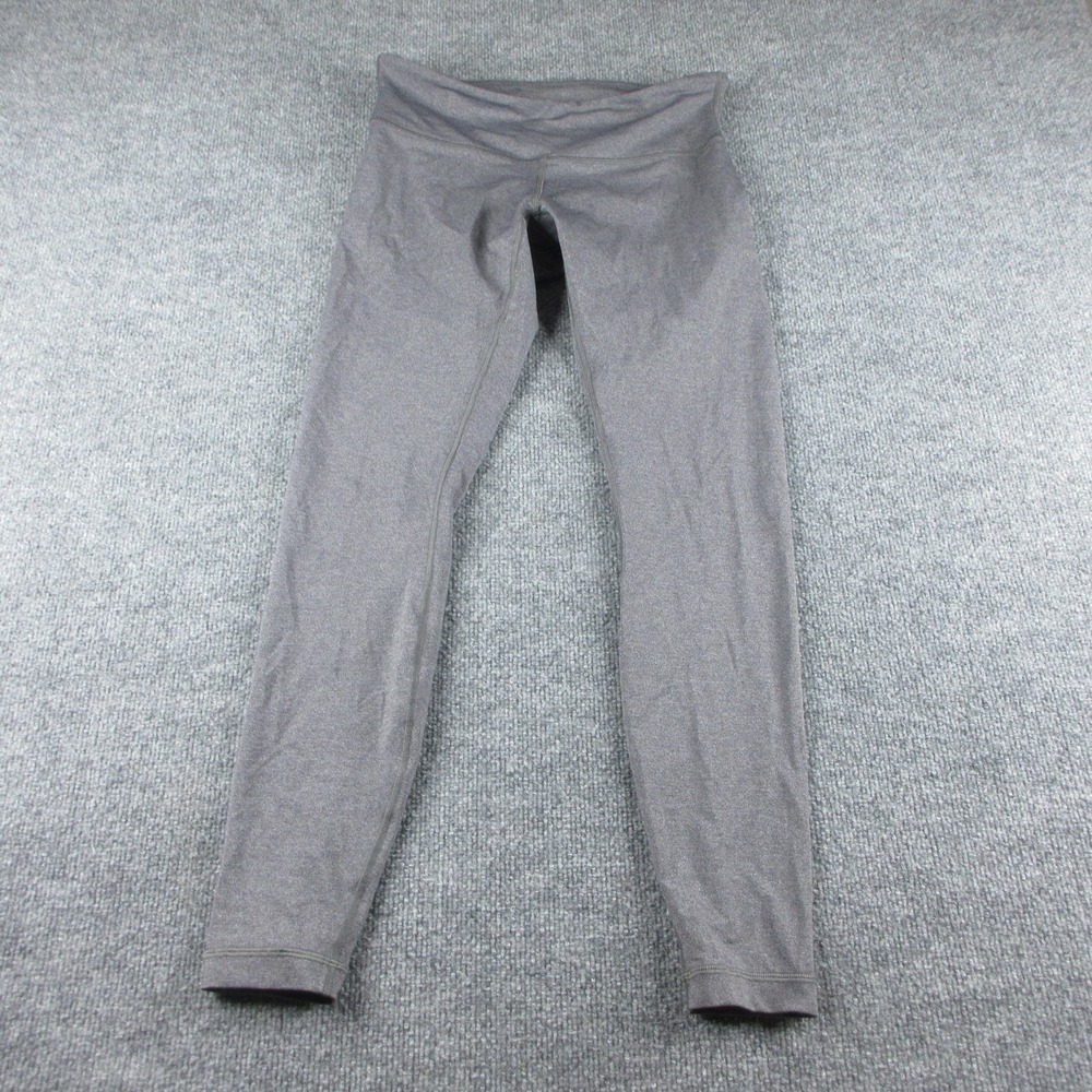 Lululemon Leggings Womens 8 Gray Ankle Yoga Pants Stretch Knit Workout‎ Gym